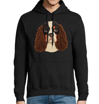Obrázek 1 produktu Pánská mikina Háčkovaný Kavalír king Charles španěl