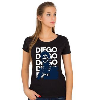 Obrázek 1 produktu Dámské tričko Retro Fotbalová Legenda Diego Maradona