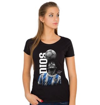 Obrázek 1 produktu Dámské tričko Bůh Diego Maradona DIOS 10