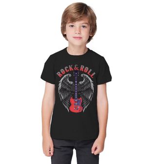 Obrázek 1 produktu Dětské tričko Andělská Kytara Rock & Roll
