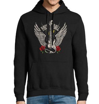 Obrázek 1 produktu Pánská mikina Kytara s Křídly Rock and Roll Wings