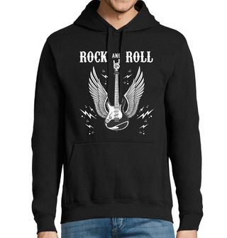 Obrázek 1 produktu Pánská mikina Andělská Kytara Rock and Rollu