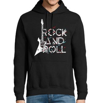 Obrázek 1 produktu Pánská mikina Elektrická Kytara Glitch Rock and Rollu