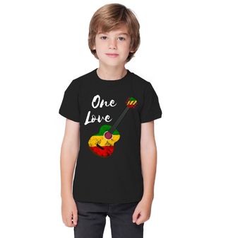 Obrázek 1 produktu Dětské tričko Rasta Kytara One Love