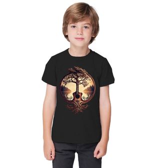 Obrázek 1 produktu Dětské tričko Kytarový Strom Života