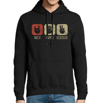 Obrázek 1 produktu Pánská mikina Rock and Roll Paper Scissors