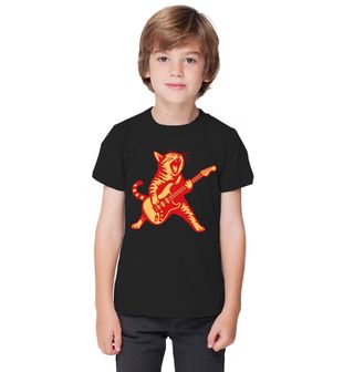Obrázek 1 produktu Dětské tričko Řvoucí Kočka Rock and Roll