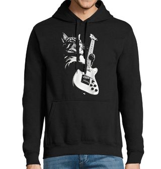 Obrázek 1 produktu Pánská mikina Kočka s Kytarou