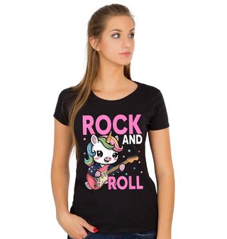 Obrázek 1 produktu Dámské tričko Rockový Jednorožec