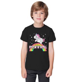 Obrázek 1 produktu Dětské tričko Vintage Jednorožec na Duze Rock’n’Roll