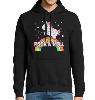 Obrázek 1 produktu Pánská mikina Vintage Jednorožec na Duze Rock’n’Roll