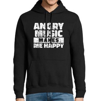 Obrázek 1 produktu Pánská mikina Naštvaná hudba mě dělá šťastným Angry Music Makes Me Happy