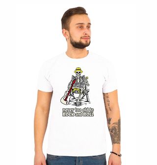 Obrázek 1 produktu Pánské tričko Nikdy Ne Příliš Starý na Rock and Roll