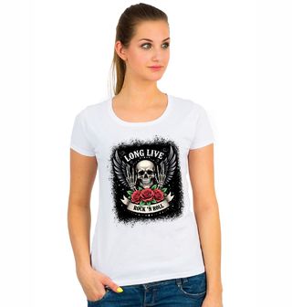 Obrázek 1 produktu Dámské tričko Nesmrtelný Rocker Long Live Rock and Roll