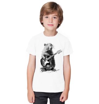 Obrázek 1 produktu Dětské tričko Rocková Kapybara Skica
