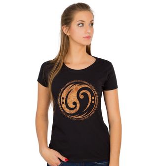 Obrázek 1 produktu Dámské tričko Jin a Jang Basový Klíč