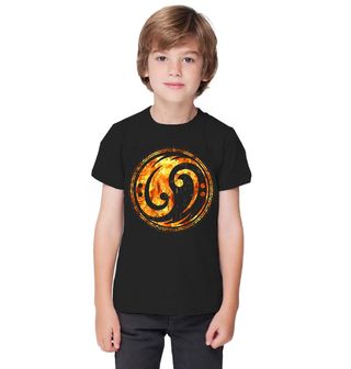 Obrázek 1 produktu Dětské tričko Ohnivý Jin a Jang Basový Klíč
