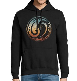 Obrázek 1 produktu Pánská mikina Vintage Jin a Jang Basový Klíč