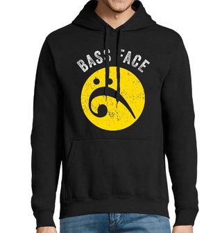 Obrázek 1 produktu Pánská mikina Basový Klíč Emoji Bass Face