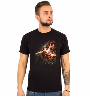 Obrázek 1 produktu Pánské tričko Stvoření Adama Dotek života