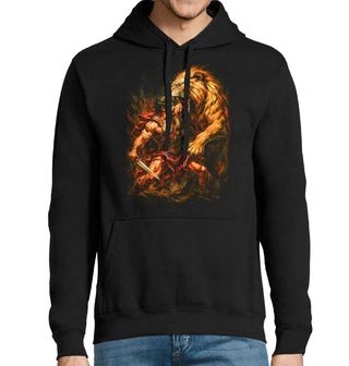 Obrázek 1 produktu Pánská mikina Héraklés bojující s Nemejským lvem