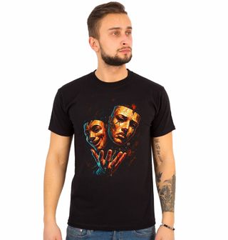 Obrázek 1 produktu Pánské tričko Divadelní Masky řeckého Divadla