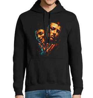 Obrázek 1 produktu Pánská mikina Divadelní Masky řeckého Divadla