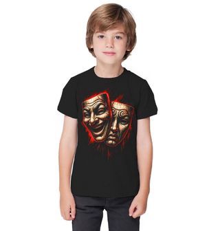 Obrázek 1 produktu Dětské tričko Divadelní Masky Radost a Bolest