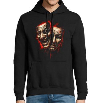 Obrázek 1 produktu Pánská mikina Divadelní Masky Radost a Bolest