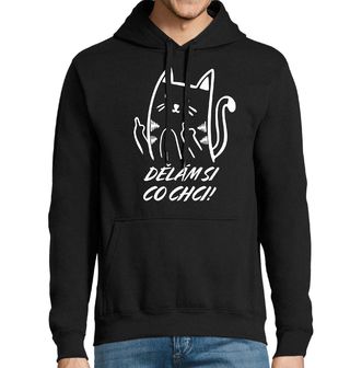 Obrázek 1 produktu Pánská mikina Kočka Dělám si co chci!