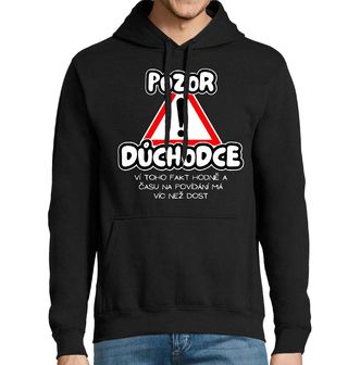 Obrázek 1 produktu Pánská mikina Pozor Důchodce