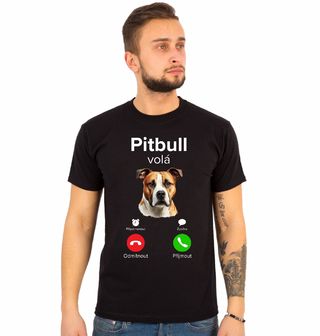 Obrázek 1 produktu Pánské tričko Pitbull volá Phone Call