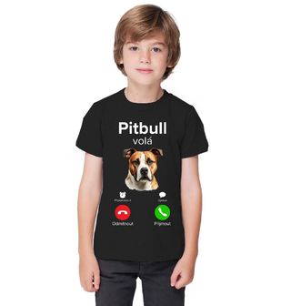 Obrázek 1 produktu Dětské tričko Pitbull volá Phone Call
