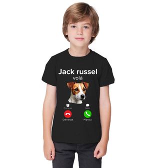 Obrázek 1 produktu Dětské tričko Jack Russell teriér Phone Call