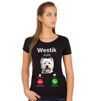 Obrázek 1 produktu Dámské tričko Westík volá Phone Call