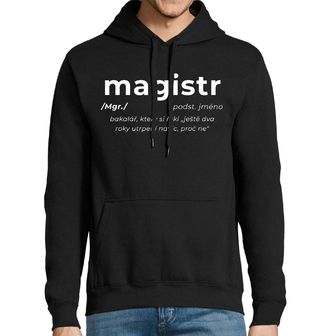 Obrázek 1 produktu Pánská mikina Definice Magistr: Mgr.