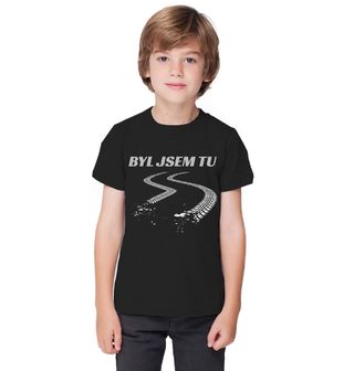 Obrázek 1 produktu Dětské tričko Stopy Pneumatik Byl jsem tu