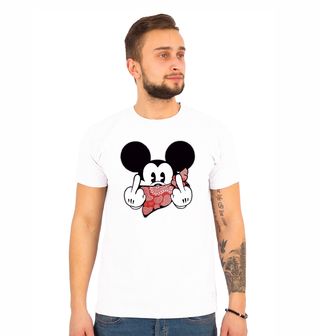 Obrázek 1 produktu Pánské tričko Gangsta Mickey Mouse s bandanou