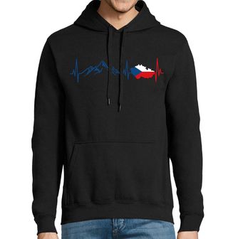 Obrázek 1 produktu Pánská mikina Kardiogram a České Hory