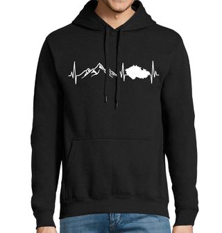 Obrázek 1 produktu Pánská mikina Bílý Kardiogram a České Hory