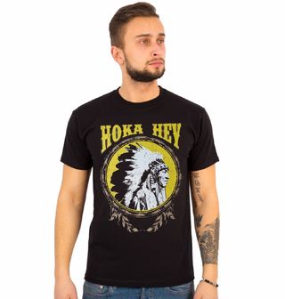 Obrázek 1 produktu Pánské tričko Náčelník Splašený kůň Hoka Hey