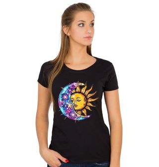 Obrázek 1 produktu Dámské tričko Slunce a Měsíc Objetí Dne a Noci