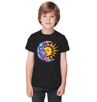 Obrázek 1 produktu Dětské tričko Slunce a Měsíc Objetí Dne a Noci