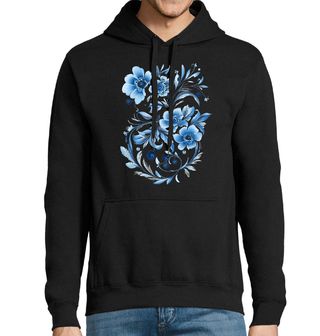 Obrázek 1 produktu Pánská mikina Modré Folk Květiny