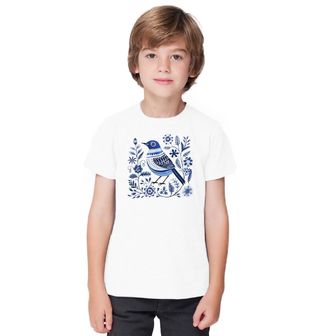 Obrázek 1 produktu Dětské tričko Lidový Ptáček Folk