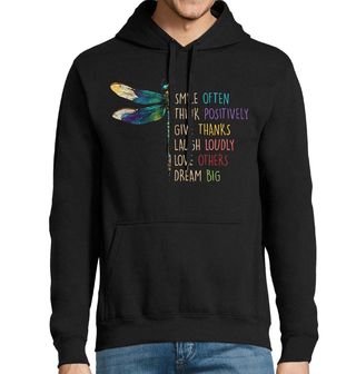 Obrázek 1 produktu Pánská mikina Pozitivní Vážka Smile Often