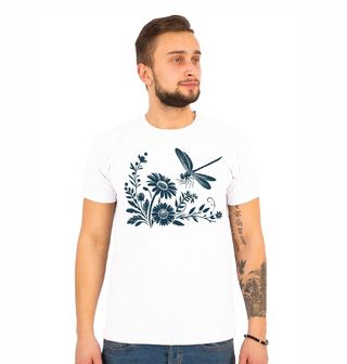 Obrázek 1 produktu Pánské tričko Vážka na Květinách
