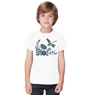 Obrázek 1 produktu Dětské tričko Vážka na Květinách