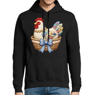 Obrázek 1 produktu Pánská mikina Vyšívaná Slepice Folk