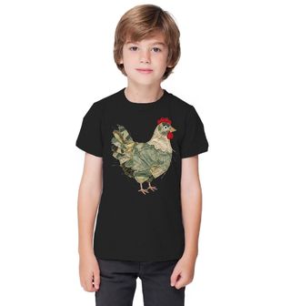 Obrázek 1 produktu Dětské tričko Maskovaná Slepice